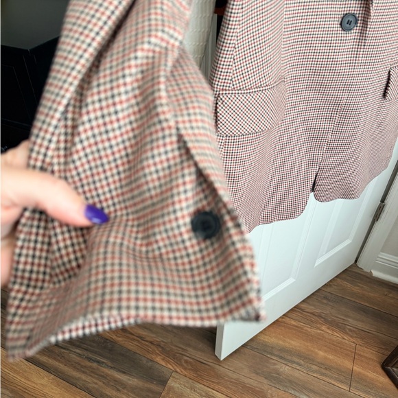 1. State women’s small check blazer /10/ - Picture 4 of 10